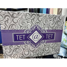 Комплект постільної білизни в Коробці Тет-@-Тет євро 982 ранфорс