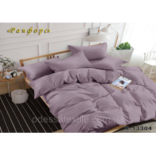 Комплект постільної білизни в Коробці Тет-@-Тет євро 13304 ранфорс-страйп Лаванда