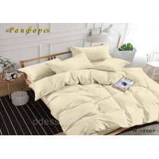 Комплект постільної білизни в Коробці Тет-@-Тет євро 10507 ранфорс-страйп Шампань