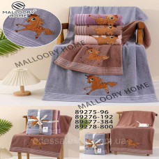 Рушник махровий для обличчя Поні, 50х90см. упаковка 4шт.