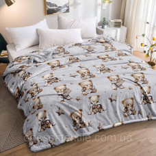 Плед із флісу Ведмежатко Тедді (160х210)