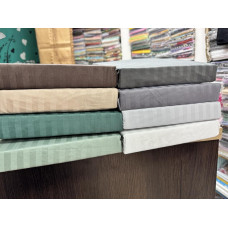 Комплект постільної білизни ELWAY двоспальний Шоколад EW1213 (нав.50*70)