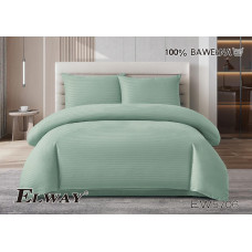 Комплект постільної білизни ELWAY двоспальна Оливка EW5706 (нав.50*70)
