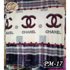 Плед з флісу Шанелька гудзики (160х210)