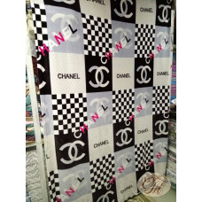 Плед з флісу Шанель клітина (160х210)