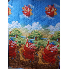 Стьобане покривало-ковдра Пумбу