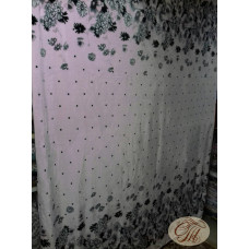 Плед з флісу Квіти на рожевому (200*220)