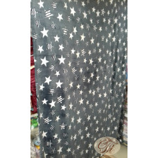 Плед з флису Космос на сірому (160х210)