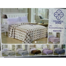 Покривало хутряне з візерунком СН-83-06