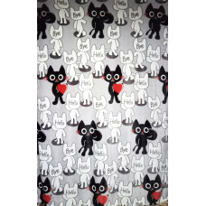 Плед из флиса Товстий кіт (220х240)