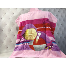 Дитяче пляжне пончо Маша