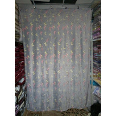 Плед з флісу Метелики райдужні на сірому (200х220)