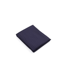 Постільна білизна Lotus Готель - Сатин Страйп темно-синій 1*1 євро (Туреччина)