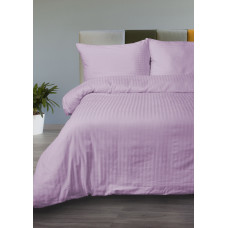 Постільна білизна Lotus Готель - Сатин Страйп ліловий 1*1 сімейний (Туреччина)