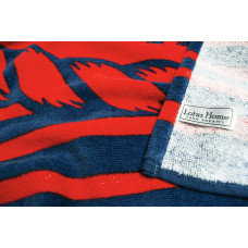 Рушник Lotus пляжне - Anchor New червоний 75*150 велюр