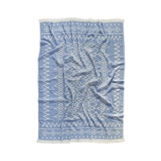 Покривало Barine - Kilim Throw Blue 130*170 блакитний