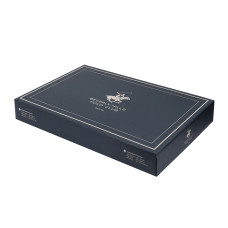 Постільна білизна Beverly Hills Polo Club ранфорс - BHPC 019 Blue євро