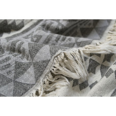 Рушник Barine Pestemal - Eshme 90*160 Siyah чорний