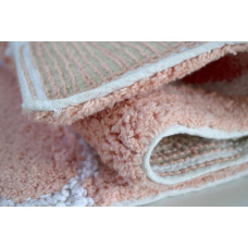 Набір килимків Irya - Bali narcicegi персиковий 50*80+45*60