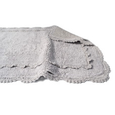 Набір килимків Irya - Darya gri сірий 60*90+40*60