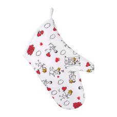 Кухонний набір Lotus Daily - Love is рукавиця + прихватка + рушник