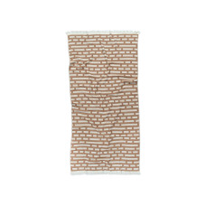 Рушник жаккардовое Buldans - Palmira tobacco тютюновий 90*170