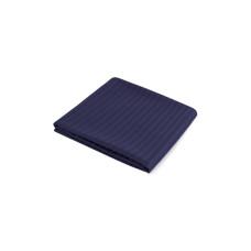 Простирадло Iris Home Готель - Сатин Страйп 1*1 темно-синій 160*200*25 на резинці