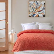 Простирадло махрове Lotus - Deco корал 200*220