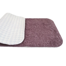 Набір килимків Karaca Home - Delora murdum фіолетовий 60*100+50*60