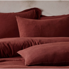 Постільна білизна Buldans - Agora burnt bordo бордовий євро