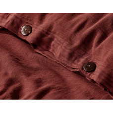 Постільна білизна Buldans - Agora burnt bordo бордовий євро