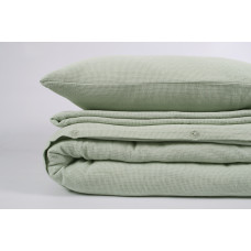 Постільна білизна вафельне Barine - Waffle sage бірюзовий євро
