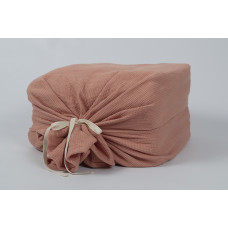 Постільна білизна вафельне Barine - Waffle shrimp лососевий євро