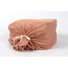 Постільна білизна вафельне Barine - Waffle shrimp лососевий євро