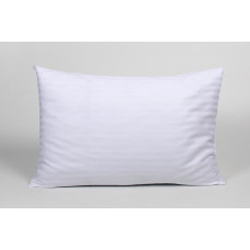 Наволочки Iris Home Готель - Сатин Страйп 1*1 білий 50*70 (2од)