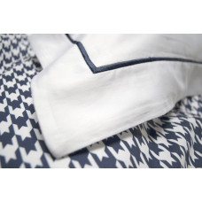 Постільна білизна MieCasa сатин - Madison lacivert синій євро