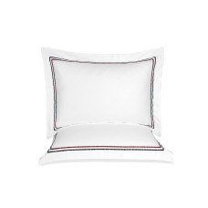 Постільна білизна MieCasa сатин - Houston lacivert-kirmizi синій-червоний євро