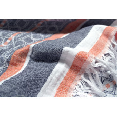 Рушник Barine Pestemal - Sailor 90*160 Oranj-Navy