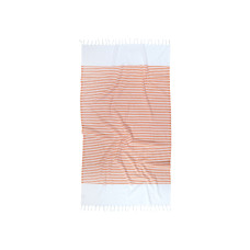 Рушник Barine Pestemal - White Imbat 90*170 Orange помаранчевий