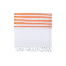 Рушник Barine Pestemal - White Imbat 90*170 Orange помаранчевий