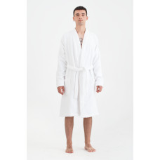 Халат-кімоно Lotus Home - Bold white махровий XL