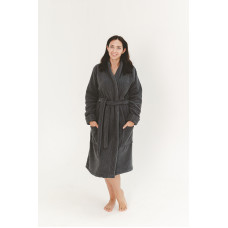 Халат-кімоно Lotus Home - Bold antrasit махровий M