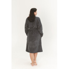 Халат-кімоно Lotus Home - Bold antrasit махровий M