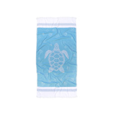 Рушник Barine Pestemal - Turtle 85*165 Mavi блакитний