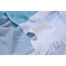 Рушник Barine Pestemal - Turtle 85*165 Mavi блакитний