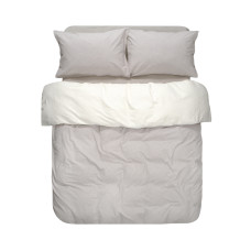 Постільна білизна Lotus Home Washed cotton - Daften kahve-bej  сімейний