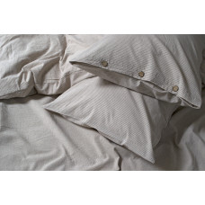 Постільна білизна Lotus Home Washed cotton - Pinstripe kahve-bej сімейний