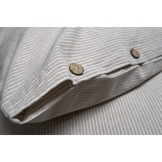 Постільна білизна Lotus Home Washed cotton - Pinstripe kahve-bej сімейний