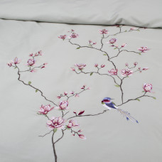 Постільна білизна Dantela Vita сатин з вишивкою - Huma Maldiv євро