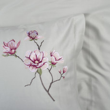 Постільна білизна Dantela Vita сатин з вишивкою - Huma Maldiv євро